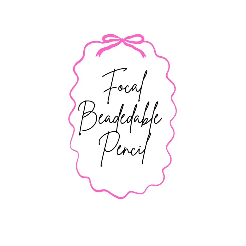 Focal Beadable Mechanical Pencil Handmade with High-Quality Beads Fun Textures Refillable Lead Perfect for Gifting Collecting or Brightening Your Workspace