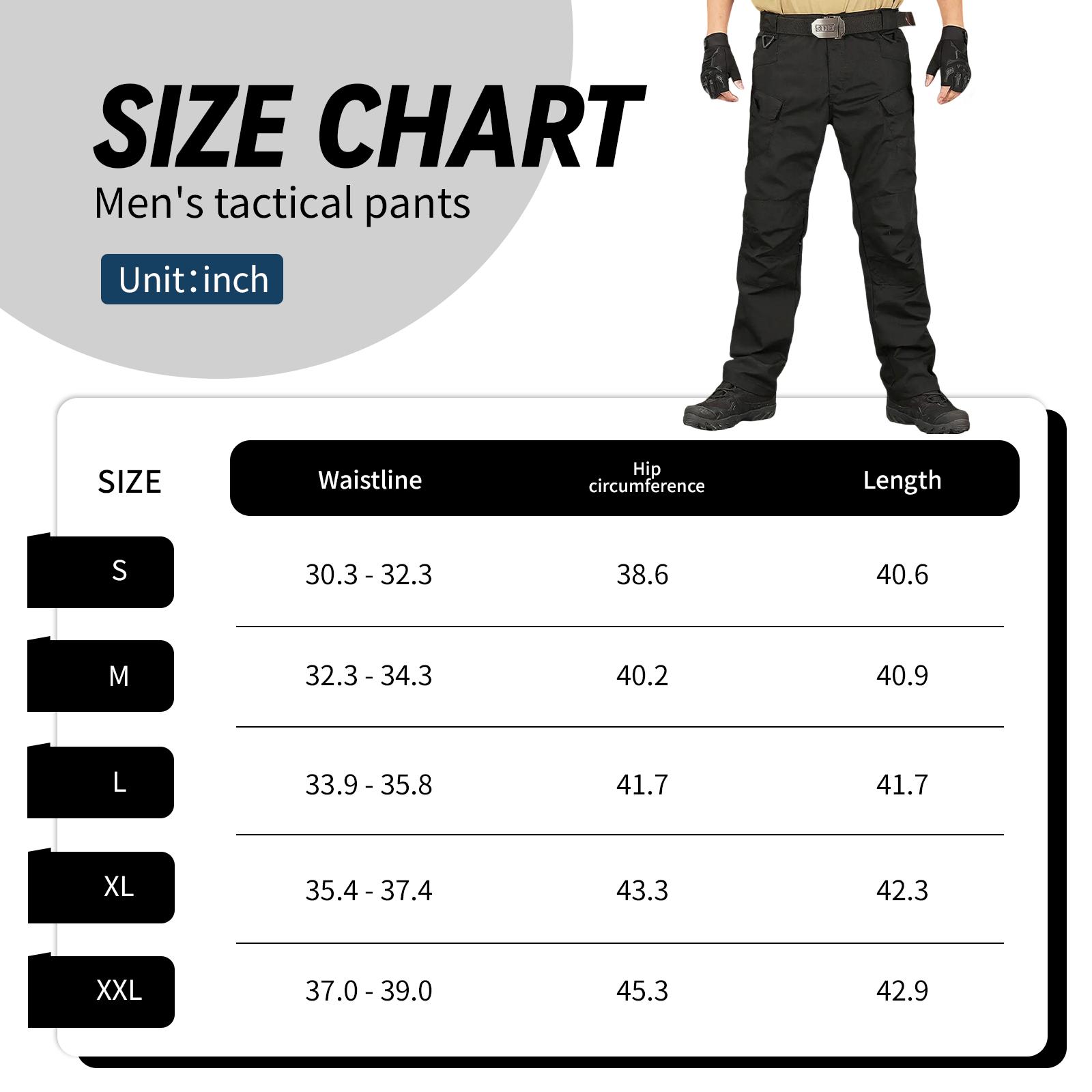 Mens High-Performance Tactical Cargo Pants - Waterproof, Sweatproof for Outdoor Hiking - Durable, Multi-Pocket Design, All-Weather Wear Resistance