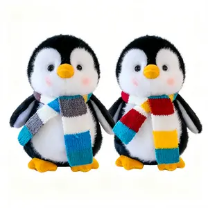 9.84in Penguin plushies stuffed animals squeezable plush stress relief plushies anxiety fidgets gifts for bf cute boyfriend girlfriend gift Men gifts toys stocking stuffer for women stuffed animal for bf childhood stuffed animal birthday festival gift