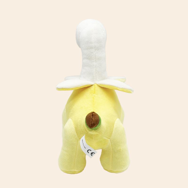 Banana Dragon Plush Toy – Super Soft Yellow Stuffed Animal, Cute Kawaii Fruit Monster Pillow for Kids, Birthday Gifts, and Bedroom Decoration