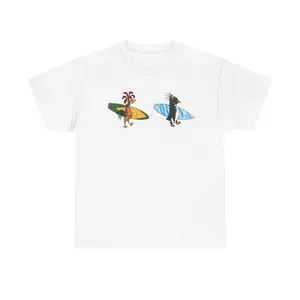 Cody Maverick & Chicken Joe Surfs Up Unisex T-Shirt Funny Shirt Graphic T-shirts Trendy Shirt
