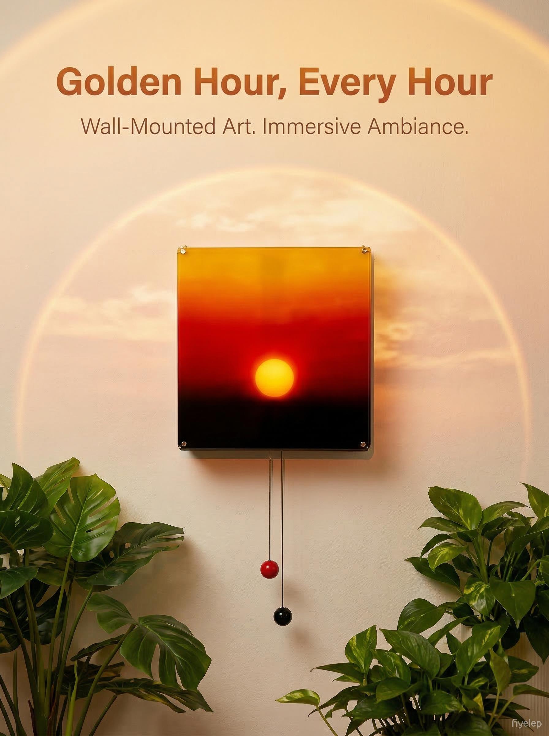 Creative Sunset Hand Pulled Night Light Adjustable Height & Brightness Sunrise to Sunset Scenery Wall Lamp Energy Efficient for Home Decor Creative Sunset Hand Pulled Night Light Adjustable Height & Brightness Sunrise to Sunset Scenery Wall Lamp Energy Efficient for Home Decor