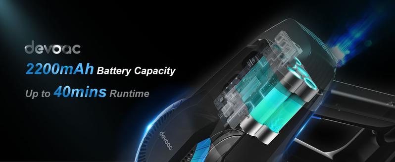 [FebFaves] Devoac N300 Cordless Vacuum, 8-in-1 Rechargeable Stick Vacuum, Lightweight and Designed for Everyday Home Cleaning, with up to 20kPa Suction and up to 40 Minutes of Runtime, for Hardwood Floors, Carpets, Tiles, cars, and Pet Hair