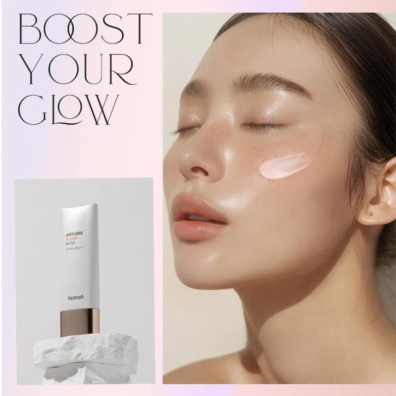 【2-Pack】【HEIMISH】 Artless Glow Base SPF 50+ PA++++ (1.4 Fl. Oz / 40ml) | Makeup Moisturizer, Sunscreen to Makeup Base | Cruelty-free, All-In-One Primer Pearl Springtok Cream 【2-Pack】【HEIMISH】 Artless Glow Base SPF 50+ PA++++ (1.4 Fl. Oz / 40ml) | Makeup Moisturizer, Sunscreen to Makeup Base | Cruelty-free, All-In-One Primer Pearl Springtok Cream