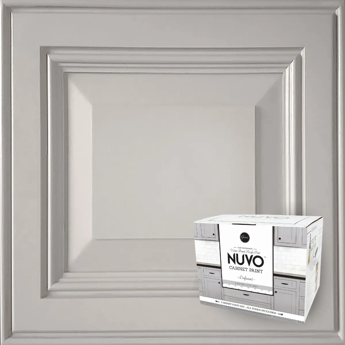 Nuvo Cabinet Paint Kit - Complete Kit with 11 Popular Colors Available