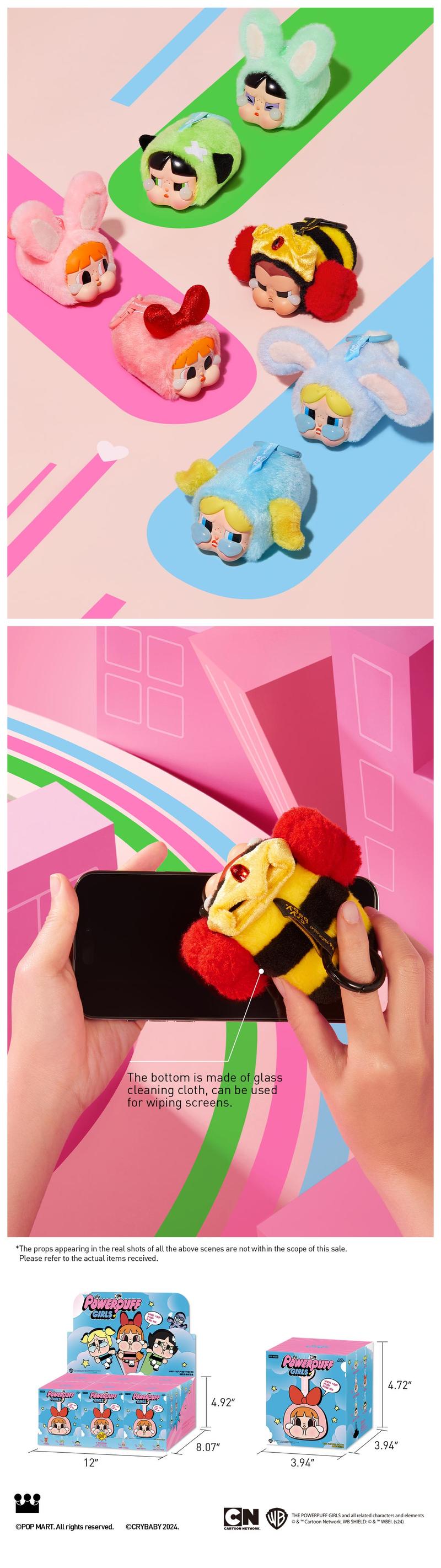 POP MART CRYBABY × Powerpuff Girls Series-Vinyl Face Plush Blind Box