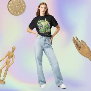 Pixie Hollow Racers Tink movie tee Retro Washed Unisex T-shirt Vintage Graphic casual streetwear apparel Oversized Heavyweight Cotton T-Shirts unisex Soft