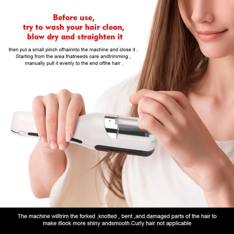 Automatic Electric Hair Clipper, Christmas Gifts Fall Gifts, Multifunctional Type-c Rechargeable Hair Split End Clipper,  Split End Trimmer,  Portable Wireless Hair Trimmer, Hair Care Tool for Gift