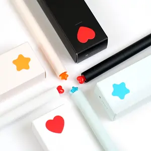 Kaco FIRST Gel Pen with Extra Refills - Vibrant Multi-Style Assorted Colors, Lightweight, Soft Grip, Quick Drying, Fine Point, ABS Material