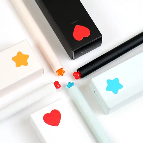 KACO FIRST Cute Aesthetic Gel Pens Set, Gift Boxed ABS Plastic Smooth Writing Pen with 2 Extra Black Ink Refills, Lightweight, Soft Grip, Quick Drying, Fine Tip, Writing Stationery, Office Gadgets, Fun Desk Supplies, Perfect Gift