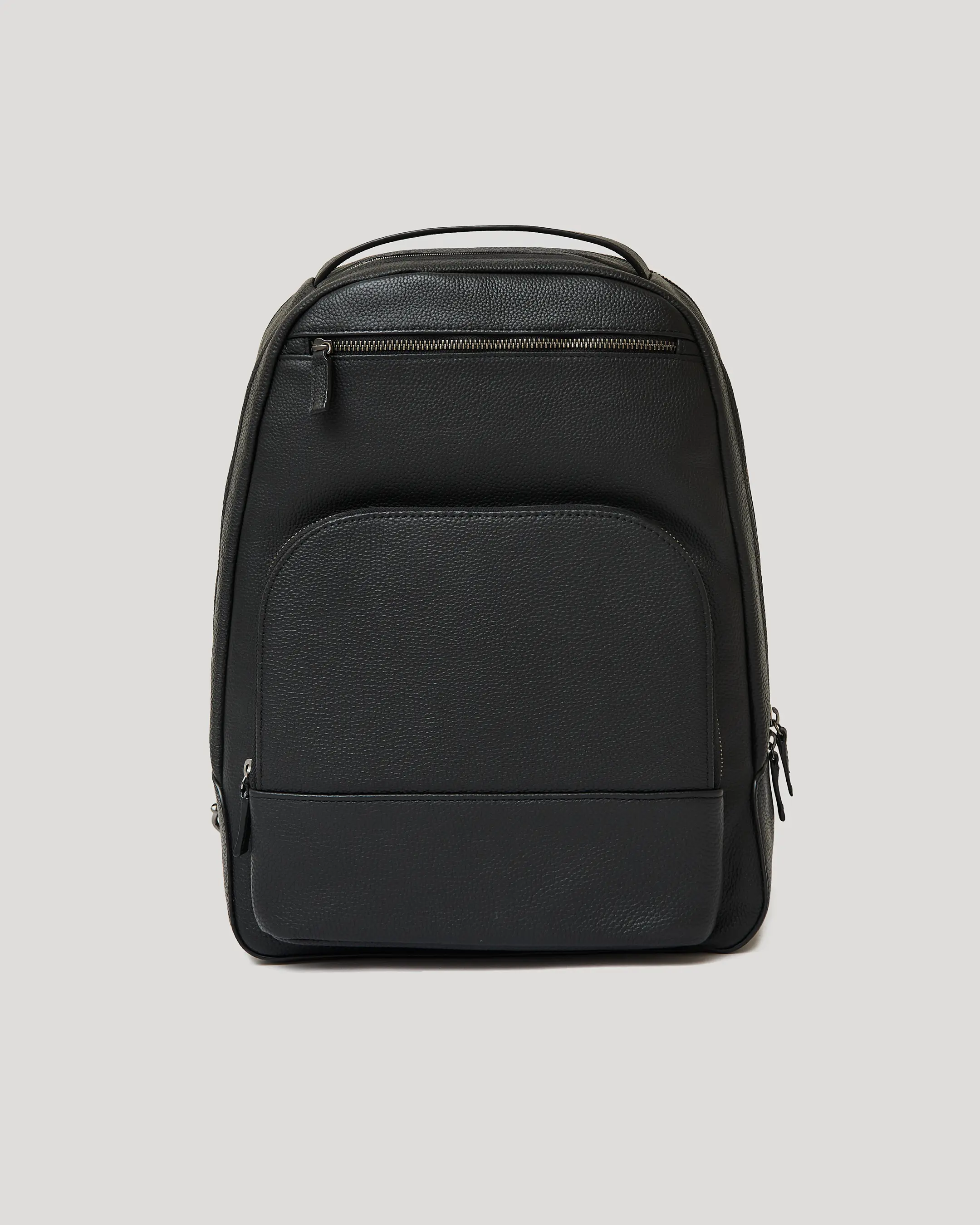 True Classic Premium Leather Laptop Backpack for Work Travel and Everyday Use