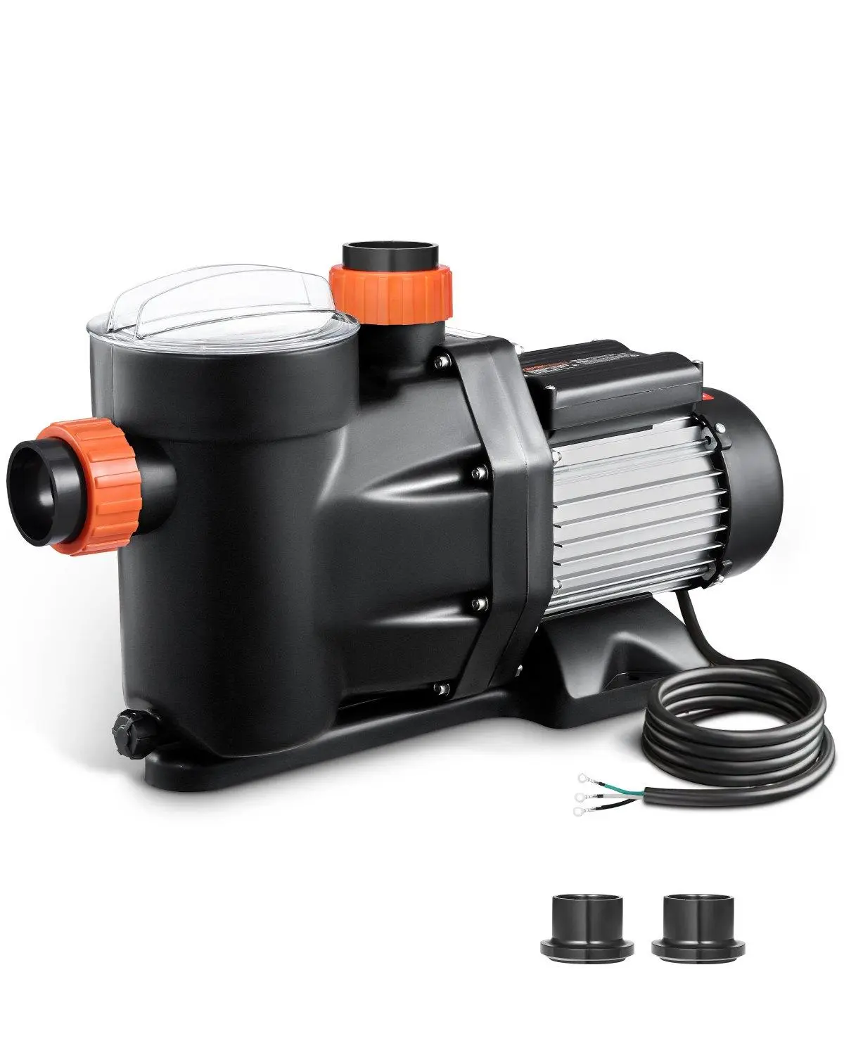 【SummerFinds】VEVOR 1.5 HP Above Ground Swimming Pool Pump Single Speed 122 GPM 3450 RPM 220V