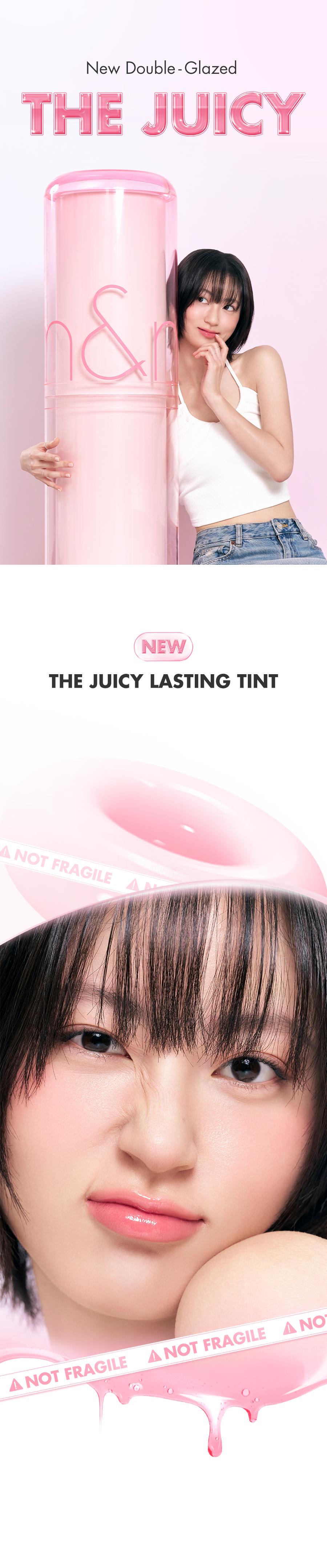 [rom&nd Official Shop] rom&nd THE JUICY LASTING TINT Gloss Lipgloss Lipstick Makeup Glossy Lip Tint