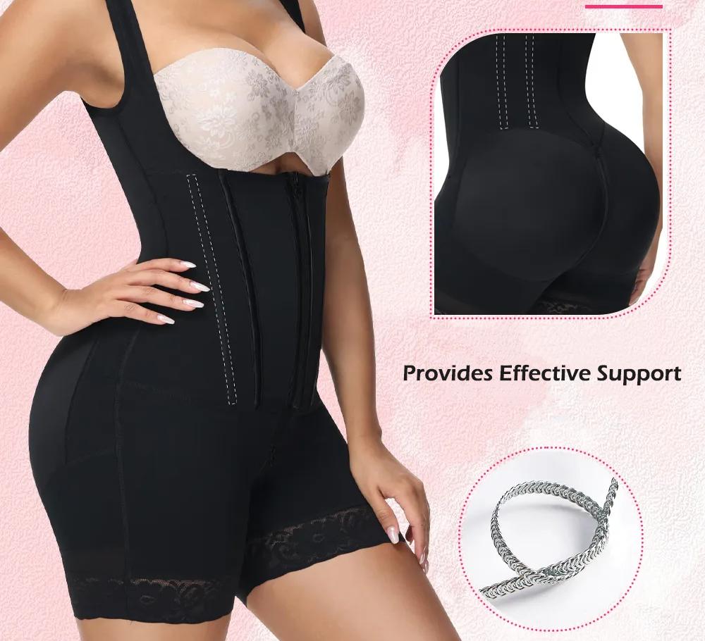 Curvyfaja Women's Tummy Tucking Hip Lifting Shapewear Hip Lifting Seamless Underwear Cotton Fabric