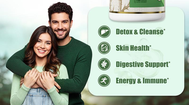 Dr. CROWN Liver Support Supplement for Detox & Cleanse with Milk Thistle, NAC, ALA & Turmeric - 120 Capsules