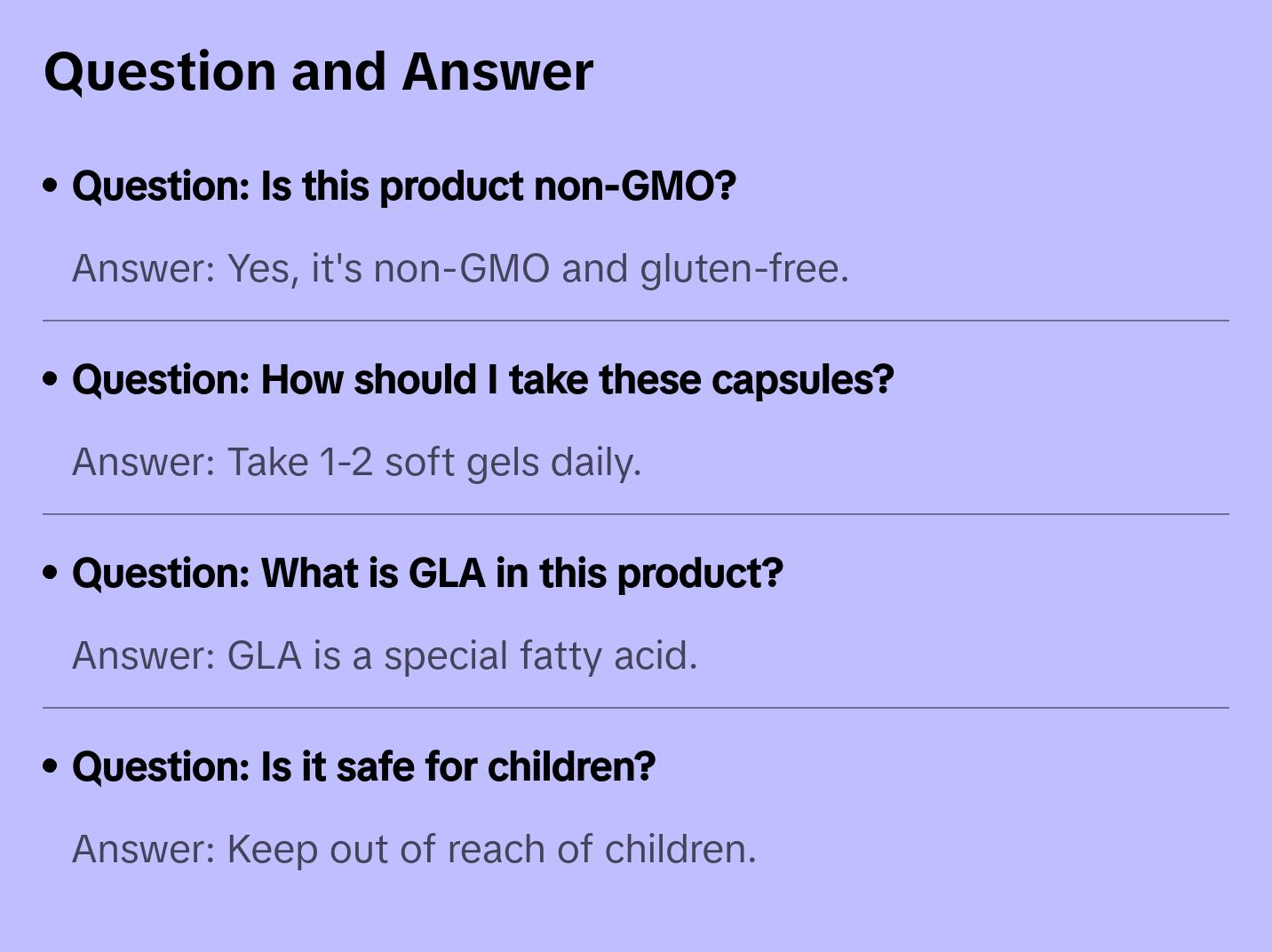 Barlean's Borage Oil Capsules, 1000mg Cold Pressed Pure Borage Seed Oil GLA Supplement Healthcare Dietary