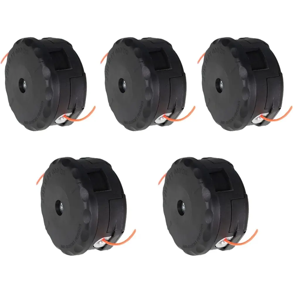 5-Pack Universal String Trimmer Heads - Compatible with Echo Speed Feed 400/225/210/2100, SRM 200/225, GT 225, PAS210/211/225, Shindaiwa C230/22t & Weed Eaters, Ideal for Father's Day Gifts