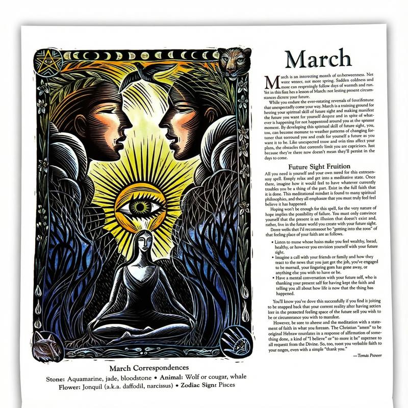 2026 Witches Calendar 12x12 - Moon Phases & Spells Wall Planner - Gothic Home Decor Art for Witchy Aesthetic