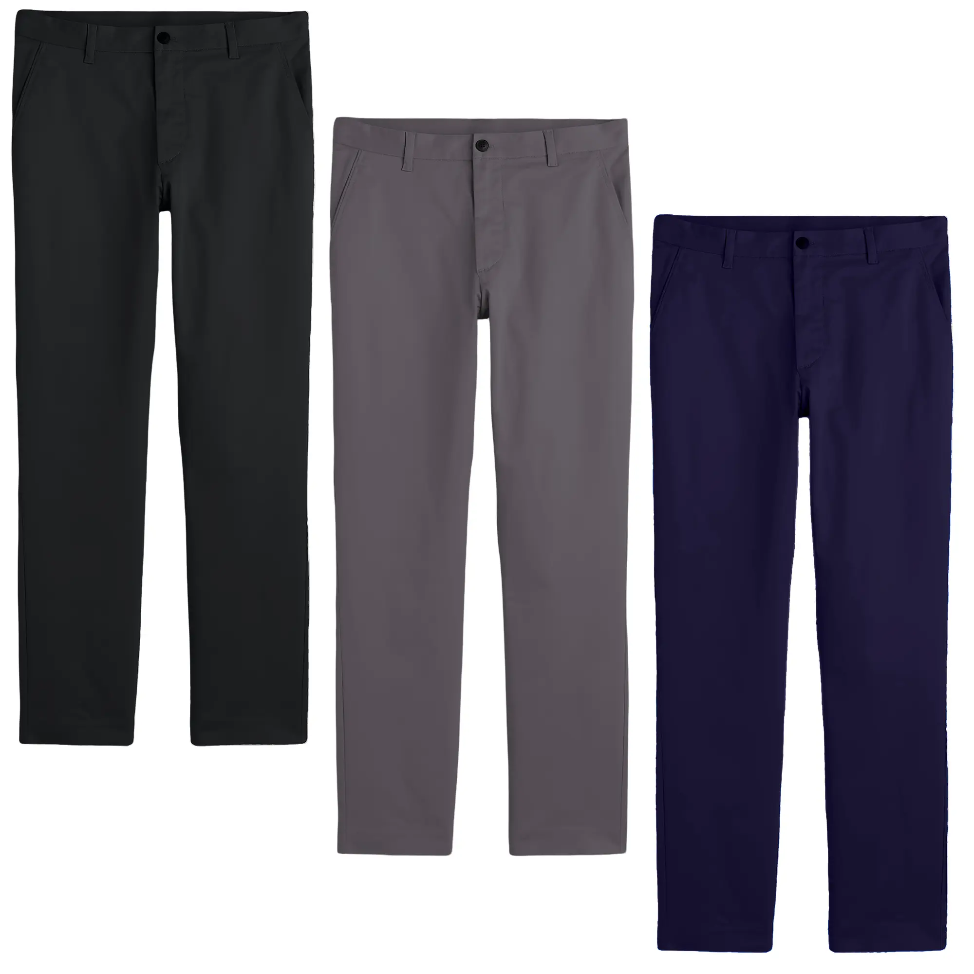 3 Pack Boys Flat Front School Uniform Pants (Sizes 4-20), Piece and Everyday Favorite, CasualStyle, WardrobeEssential, RelaxedStyle, VersatileWear, EverydayEssential, EverydayWear, 2026 Trendy