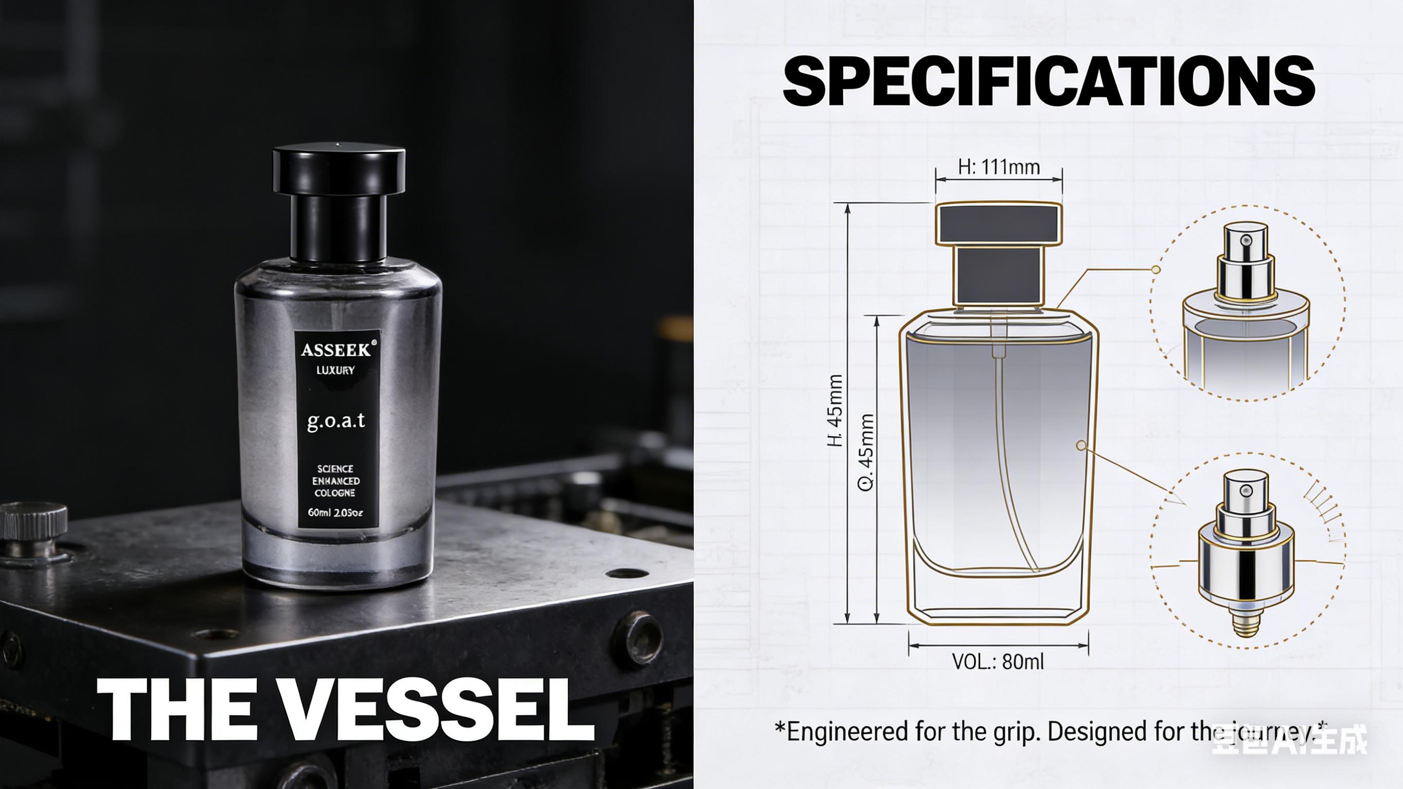 ASSEEK Midnight Marine Man Men's Perfume-OceanAroma 80ml Woody Amber Fragrance Eau deParfum Long Lasting Cologne Gift -Edp Intense