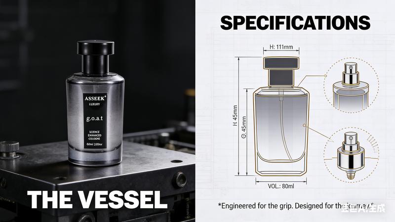 ASSEEK Midnight Marine Man Men's Perfume-OceanAroma 80ml Woody Amber Fragrance Eau deParfum Long Lasting Cologne Gift -Edp Intense