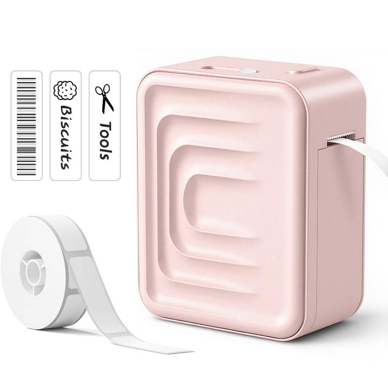 Marklife mini label maker , portable Bluetooth wireless printer, easy to use. Can print thank you labels, item labels, and spice jar labels, suitable for office, home, and students.