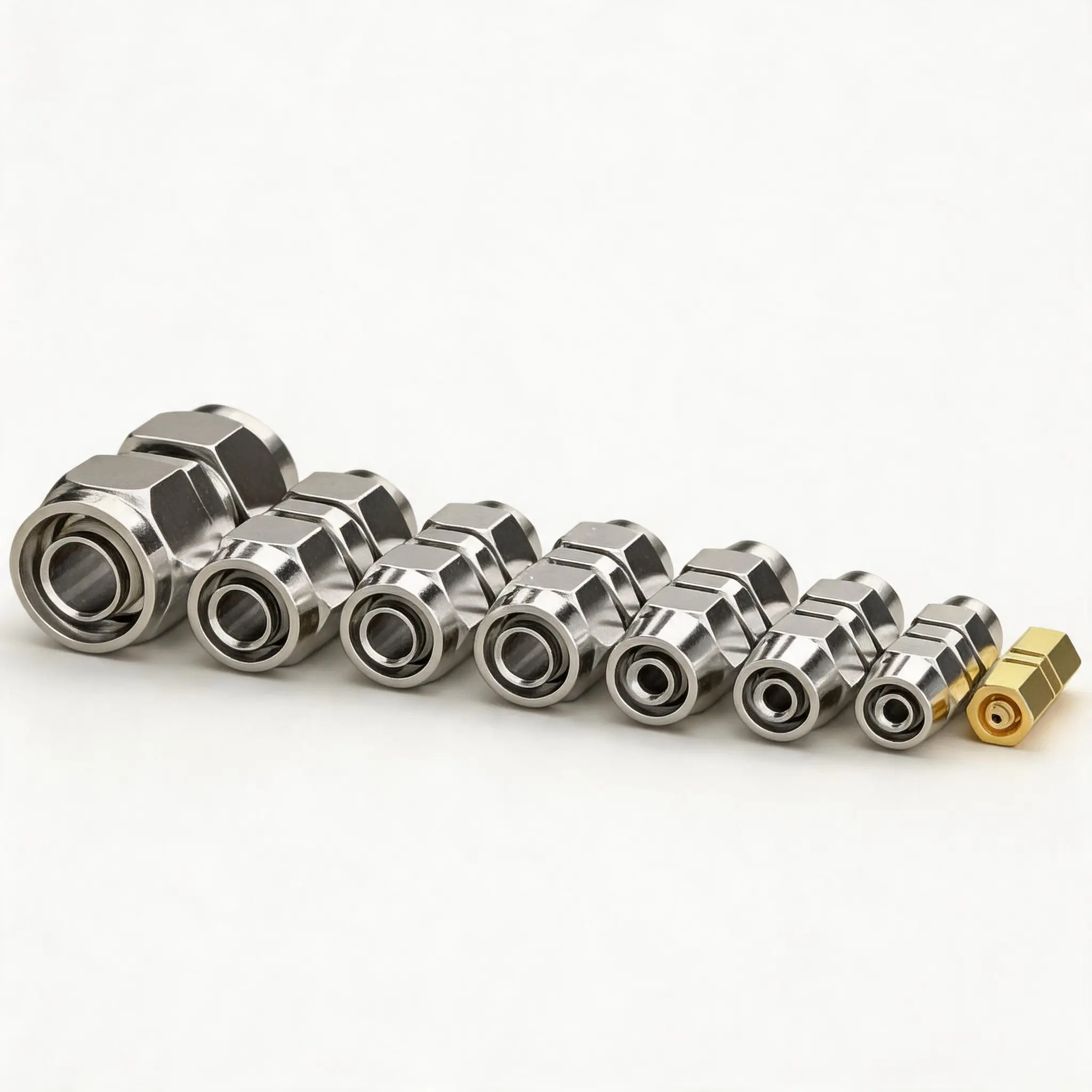 Radiaint  Straight Air Line Fittings for Truck, Heavy Duty Push in Pneumatic Connectors, High Temperature Tubing Quick Joint (4-16mm), Industrial Quick Coupler, Quick Couplers