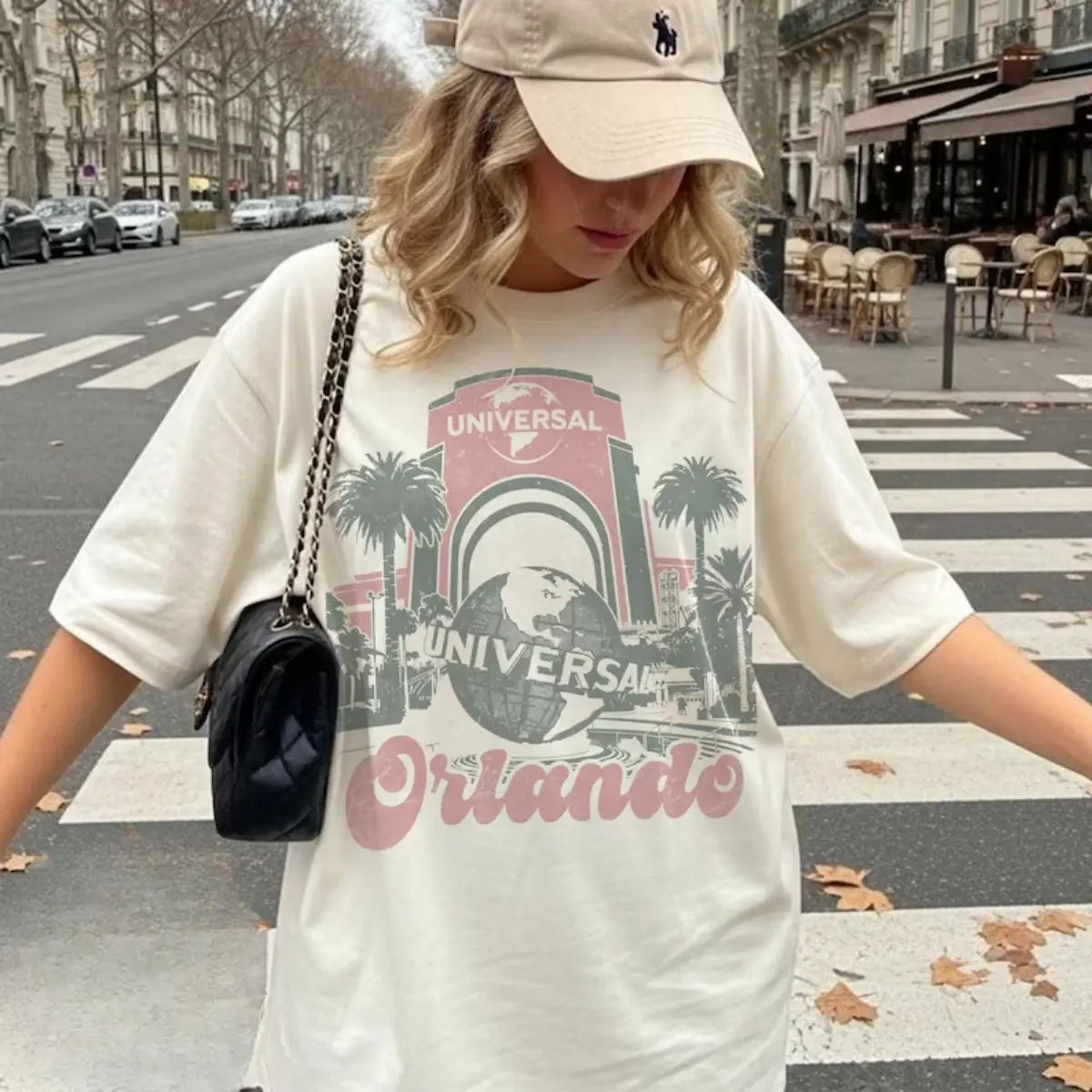 Vintage Universal Studios Orlando Shirt, Retro Universal Globe Theme Park Tee, Florida Travel Vacation Shirt, Universal Studios Souvenir Tee, Palm Tree Entrance Front Print, Family Trip Gift Shirt For Women Men And Girls