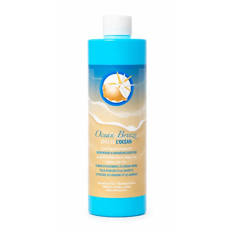 Sirena Twister Ocean Breeze Fragrance Room Deodorizer Removes Pet & Cooking Odors Smoke Eliminator 16 oz Aromatherapy Diffuser Scented Essential Oil