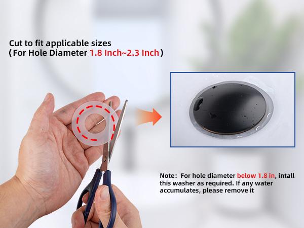 Hibbent Upgraded 3 in 1 Bathroom Sink Drain Strainer, Pop Up Sink Stopper with Big Push Cap, Anti-Clogging Metal Filter Basket,Sink Plug with Hair Catcher for 1.1''~2.36'' Basin, Oil-Rubbed Bronze