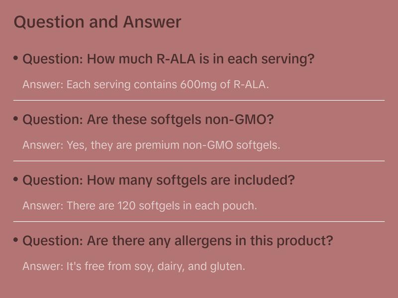 Micro Ingredients R Alpha Lipoic Acid 600mg with Coconut Oil, 120 Softgels