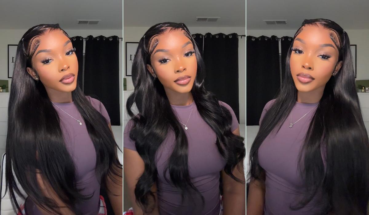 [Spring Must Have] Asteria Hair Pre-Styled Straight 13x4 Glueless Ready to Go Lace Frontal Wig Human Hair Wigs Pre Bleached Beginners Glueless Wig Valentine Musts