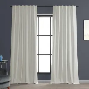 Half Price Drapes Performance Linen Hotel Blackout Curtain