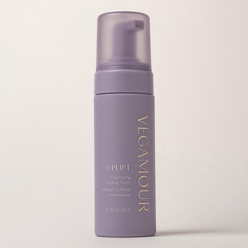 Vegamour UPLIFT Volumizing Styling Foam | Plant-Based, Weightless Foam for Long-Lasting Volume, Controls Humidity & Frizz, Heat Protects, Ideal for Thin/Fine Hair
