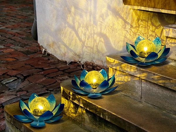 【Spring Glow Up】Gigalumi lotus flower garden decor for home improvement and garden supplies