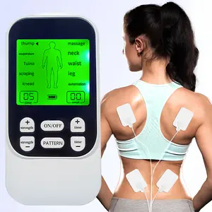 Say Goodbye to Back & Neck Pain 10 Modes 4 Electrode Pads 30 Intensity Levels, Compact & Rechargeable for Back Neck Shoulder Pain