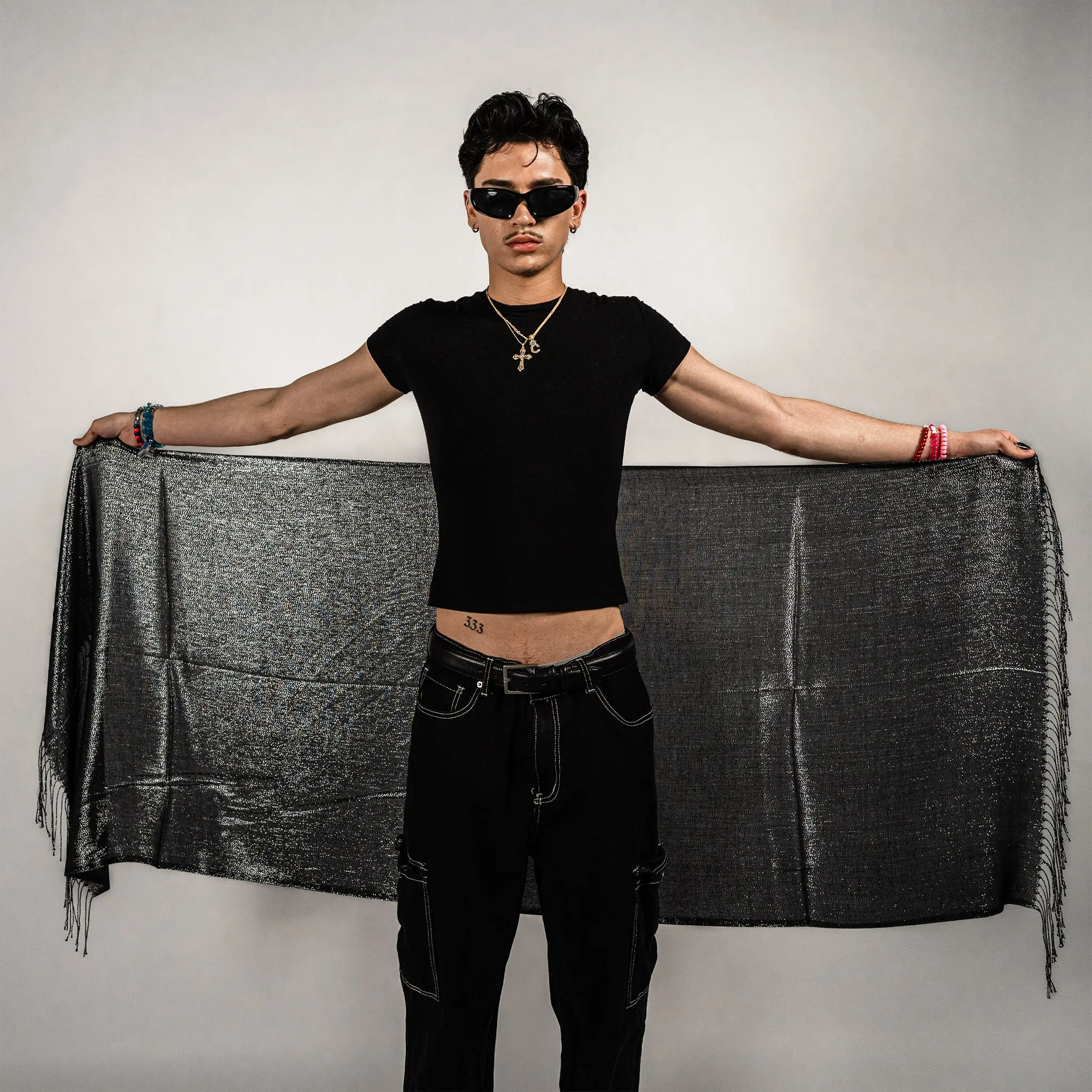 Sparkly Rave Pashmina Scarf