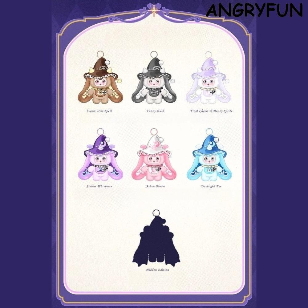 ANGRYFUN Magic Witch Fantasy House Plush Blind Box – Enchanted Cottage Series Kawaii Plush Figures Cute Collectible Mystery Box Room Decor Birthday Gift Single Box (Free Random Cute Acrylic Keychain)