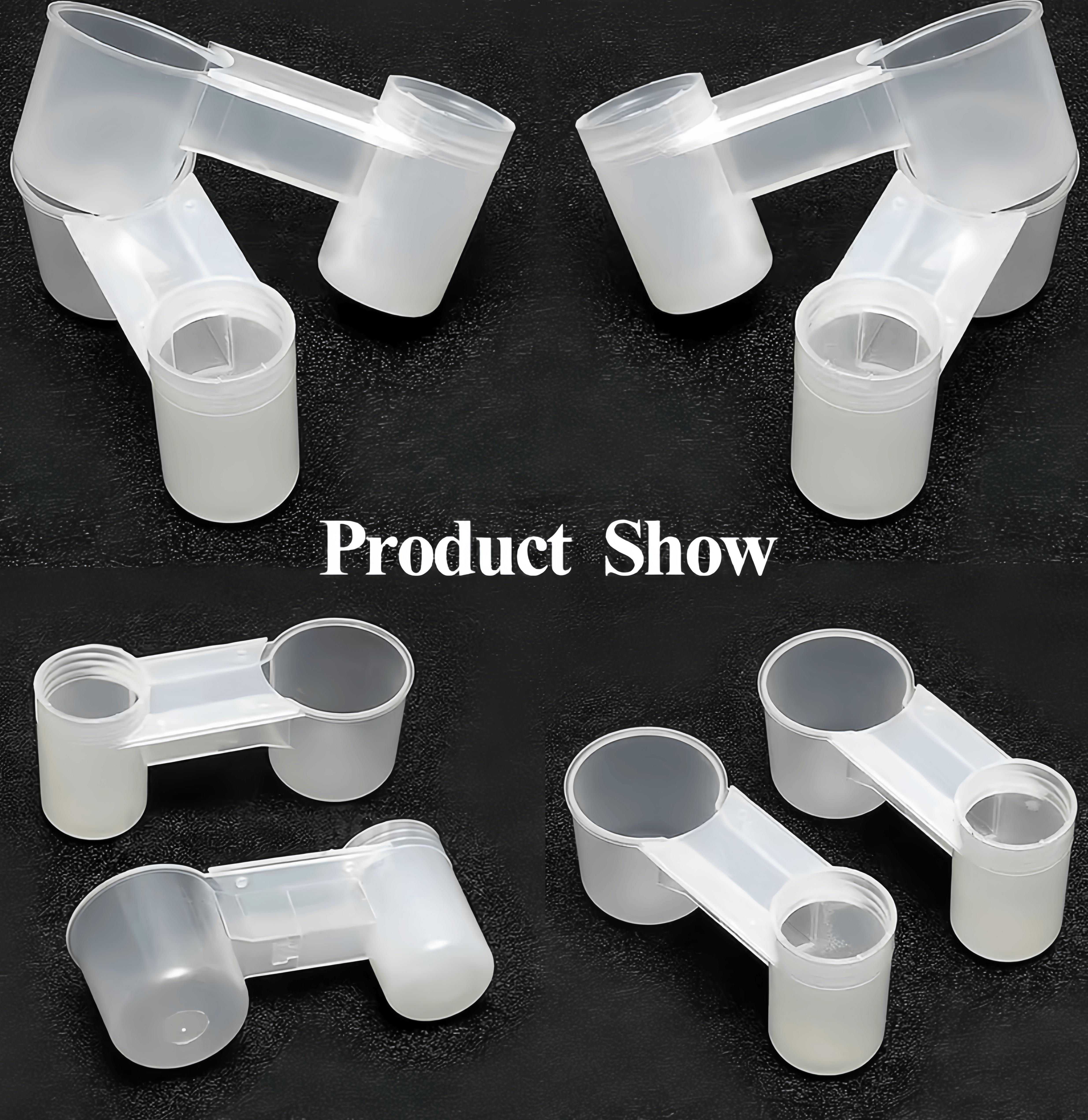 10-Pack Bird Drinker Feeder – Soda Bottle Compatible, Dual-Function Water & Feed Dispenser for Chickens, Pigeons & All Birds