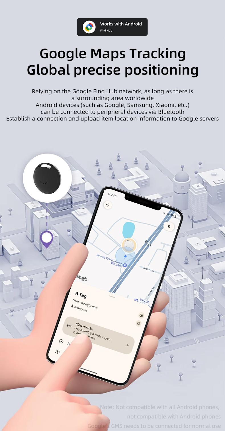 Never Lose Anything Again Works Globally No SIM Needed for Mini Car case suit Hidden Tracker GPS Vehicle Magnetic Portable pet Smart Bluetooth Luggage and Key Gps Tracking Detector