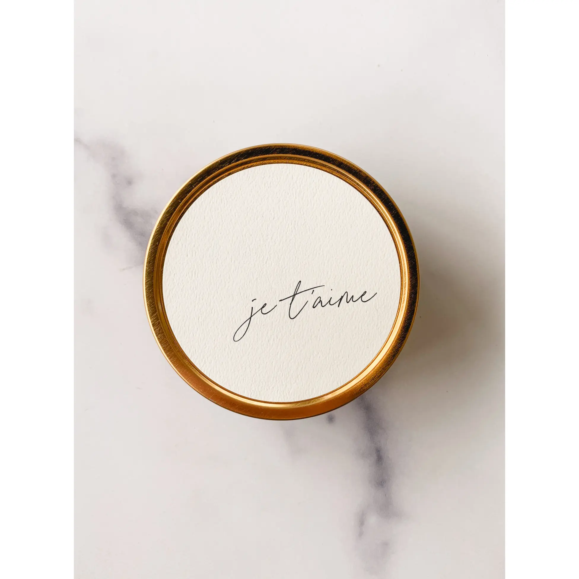 "Je T'aime" - Travel Candle