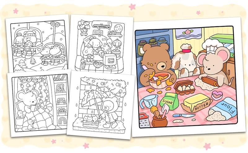 Cozy Friends Coloring Book - Cute and Comfy Design for Adults and Teens Featuring Super Cute Animal Characters and Simple Designs for Relaxation Cozy Friends Coloring Book - Cute and Comfy Design for Adults and Teens Featuring Super Cute Animal Characters and Simple Designs for Relaxation