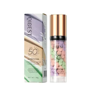 3-in-1 Color Correcting Primer SPF 50 - Moisturizes and brightens, sweat-proofs and provides long-lasting makeup protection for a flawless complexion.