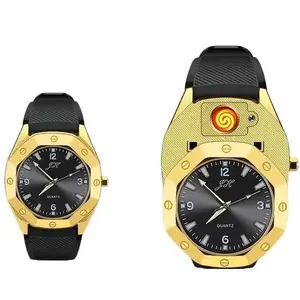 【Lighter Watch】2026 Rechargeable Watch Lighter Electronic Mini Windproof Lighter USB Charging  Lighter