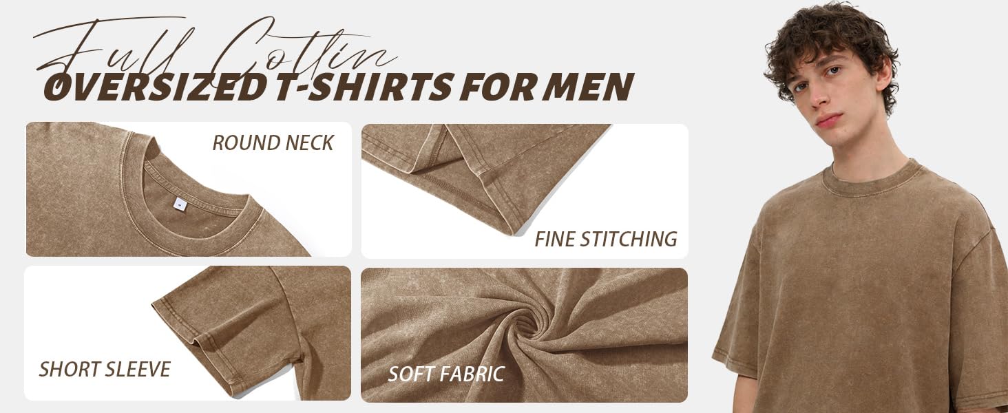 Men's Cotton T-Shirts Oversized Unisex Short Sleeves Casual Loose Wash Solid Basic Tee Tops Streetwear Tshirts Men's Cotton T-Shirts Oversized Unisex Short Sleeves Casual Loose Wash Solid Basic Tee Tops Streetwear Tshirts