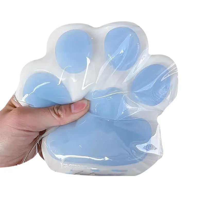 2026 New Taba Squishy Handmade Big Taba Squishy Cat Paw Silicone Squeeze Toys for Stress Relief 6" X-Large Size Cat Paw Giant Paw Squishy Fidget Toys for Anxiety&Relaxation|Desk Accessory for Adults