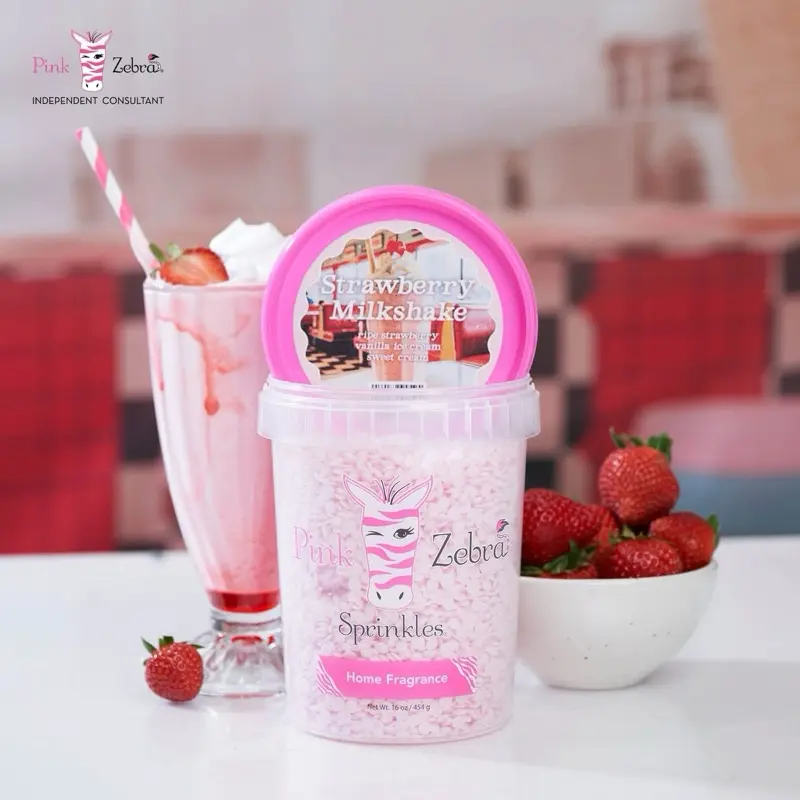 【新品未使用品】サプライズ　スギポップ220mm　ラメピンク Pink Zebra Sprinkles - Throwback Sips Collection - Non-Toxic Wax