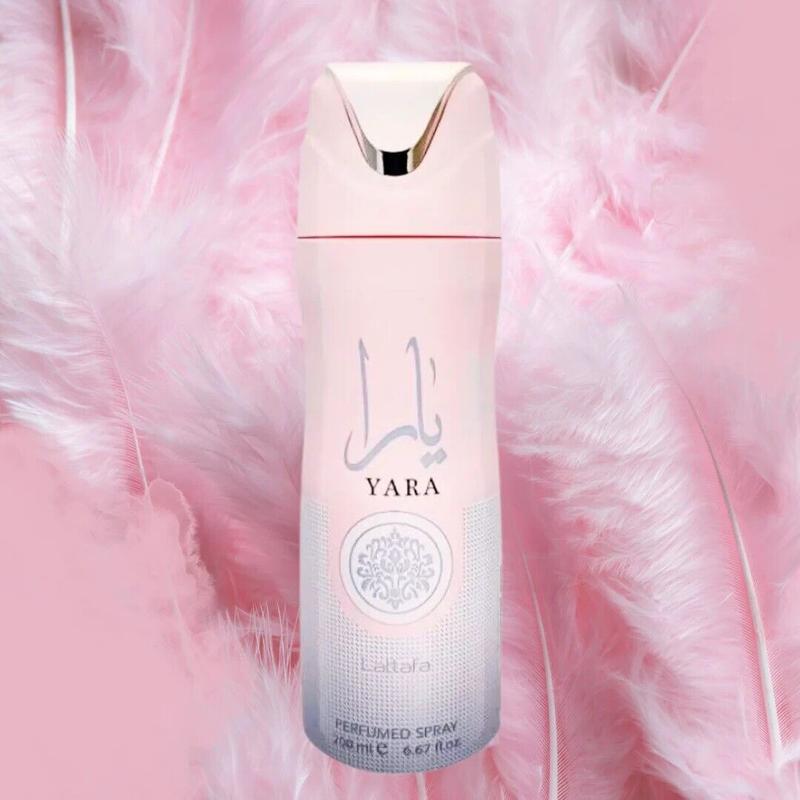 Lattafa Yara Perfumed Deodorant Spray 6.67 oz – A Luxurious Daily Floral Fragrance Scent