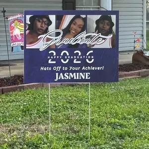 Custom graduation yard sign
