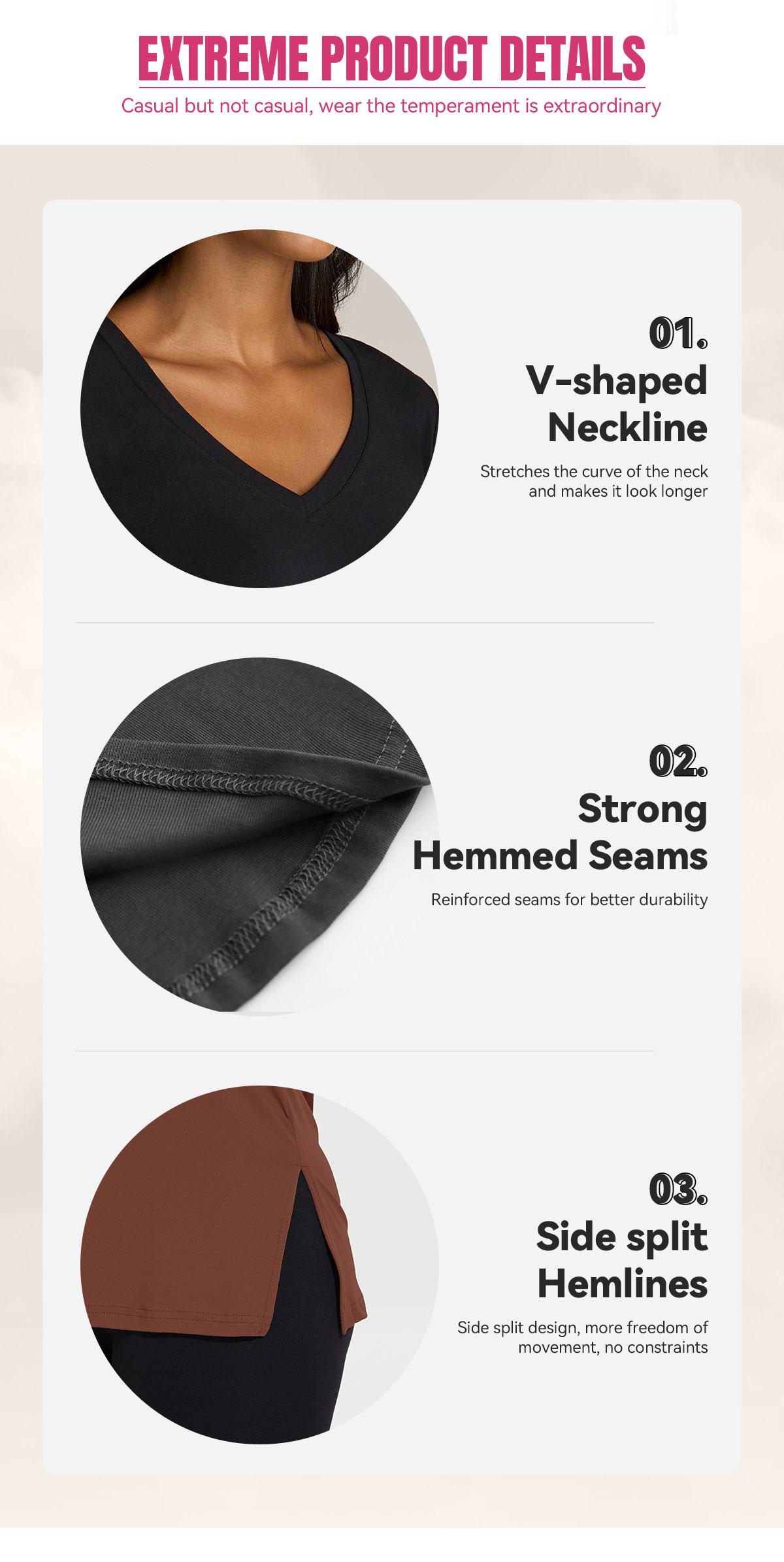 SHOWITTY Women's 3 Pack Long Sleeve Shirts – Casual Fall Tops for Workout, Travel & Daily Wear